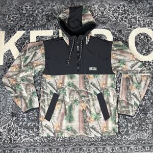 Eddie Bauer X Asap Rocky I/4‎ Zip Camouflage Fleece Hoodie Men’s Sz S Preowned